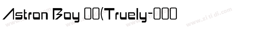 Astron Boy 常规(Truely字体转换